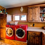 Knotty-alder-laundry-room